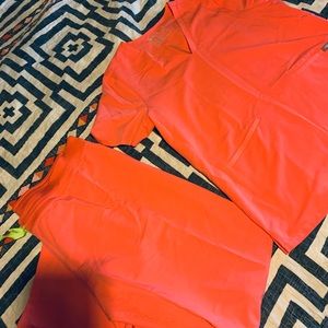 Figs Hot coral Brand new Top 2XL / XL Bottoms